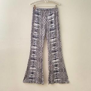 Pull On Fit Flare Strech Festival Lounge Pants